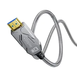 Кабель оптичний армований HDMI 2.1 80m Dtech DT-HF8080K (74-00151) - мініатюра 4