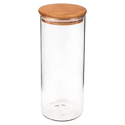 Банка Herevin з дерев'яною кришкою пряма 1.17 л (222002-000)