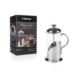 Френч-прес Holmer, 1 л, срібний (FP-01000-SS Exquisite) - мініатюра 5