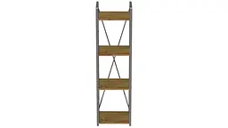 Етажерка 4/34 Ferrum-decor Серії Коннект 120x34x28 сірий ДСП Дуб Артізан 16мм (FRD-104285) - мініатюра 7