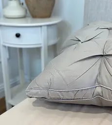 Подушка тісто з поліефірного волокна Hotel pillow 19535 50х70 см сіра - мініатюра 3