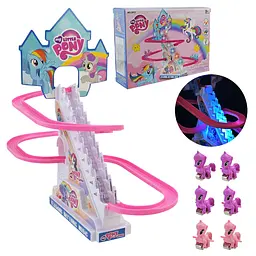 Ігровий трек My Little Pony із замком, гіркою та фігурками поні (2012U)