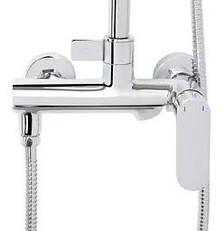 Душова система універсальна Qtap Evia Chrome з виливом QTEVI111CRM47583 - мініатюра 4
