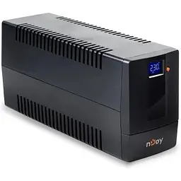 Джерело безперебійного живлення NJOY Horus Plus 800 (PWUP-LI080H1-AZ01B) Lin.int., AVR, 2 x евро, USB, LCD, пластик - мініатюра 3
