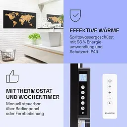Інфрачервоний обігрівач Klarstein Air Art Smart (10037873) - мініатюра 4