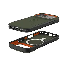 Чохол до мобільного телефона UAG iPhone 17 Pro Civilian MagSafe Olive/Orange (114545117297) - мініатюра 10