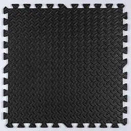Підлога пазл - модульне покриття для підлоги Sticker Wall SW-00001169 Чорне 600x600x10мм - мініатюра 7