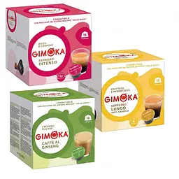 Набір кави в капсулах 3 види Gimoka Dolce Gusto Мікс 2 48 шт