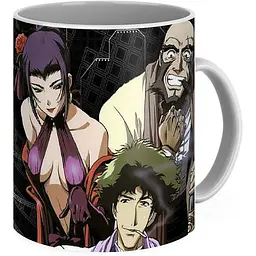 Кухоль GeekLand Ковбой Бібоп Cowboy Bebop Фей та Джет СВ 02.01 330 мл білий - мініатюра 3