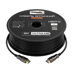 Кабель HDMI V2.1 оптичний 60м Trinix (AOC-HDMI8k-60m) (74-00148) - мініатюра 4