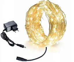 Світлодіодна гірлянда Leds крапля роси 15 м 200 led 220в - мініатюра 2