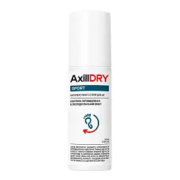 Антиперспірант-спрей для ніг AxillDRY Sport, 110 мл