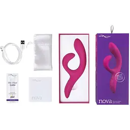 Смарт-вібратор кролик We-Vibe Nova Fuchsia регульований кут нахилу ствола - мініатюра 6