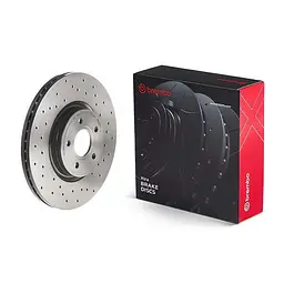 Диск тормозной передний вентилируемый Volvo V40, C30, C70 II, S40 II 03-25г Brembo ( 09.A728.1X )