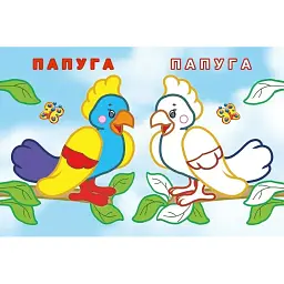 Розмальовка Vivat Упізнай і розфарбуй Кіт і рибка 16 сторінок  - мініатюра 5