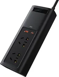 Автомобільний інвертор Baseus In Car Inverter 150W 220V CN/EU black (CRNBQ-A01) - мініатюра 2