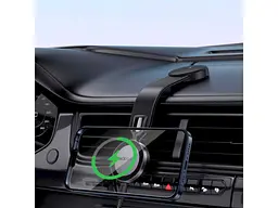 Автомобільний тримач для смартфона Acefast D37 Fast Wireless Charger Magnetic Car Holder Black (6974316283546) - мініатюра 6