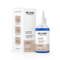 Мультипептидна сироватка для обличчя з пептидом міді Multi-Peptide Copper Serum RE.CARE 30 мл