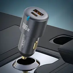 Автозарядне 100W XO CC47 Shared USB-A + USB-C QC PD3.0 - мініатюра 4