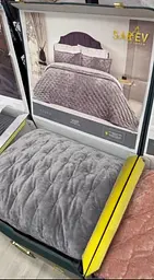 Велюрове покривало з наволочками Sarev 240х260см pbe0050288 - мініатюра 4