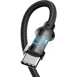 Кабель Baseus U-shaped portable data cable Type-C+MicroUSB 2.4A 0.23m black (CAMUTC-01) - мініатюра 3