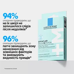Гідроколоїдні мультифункціональні патчі La Roche-Posay Effaclar Duo+ M Patch для захисту точкової дії 22 шт. - мініатюра 5