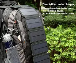 Портативний зарядний пристрій на сонячних батареях Kernuap SunPower 10 Вт - мініатюра 3