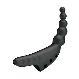 Wibrator na palec Pretty Love Jordin, 12,2 cm (czarny) - мініатюра 8