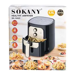 Аерофритюрниця безмасляна Sokany SK-10025 6.5 л електрична з механічним керуванням 1400 Вт - мініатюра 10