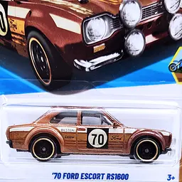 Базова машинка Hot Wheels HW Dirt '70 Ford Escort RS1600 коричнева (5785) JJK08 - мініатюра 3