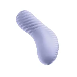 Накладний вібратор Fun Factory LAYA III soft violet, ефект постукування пальцем - мініатюра 5