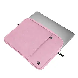 Сумка-чохол для ноутбука 13.3"", pink, нейлонова, ділова, міська, плоска з кишенею для аксесуарів, підходить для ноутбуків до 13.3"" або документів, ArmorStandart (ARM81953) - мініатюра 4