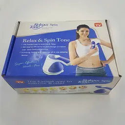 Масажер антицелюлітний для тіла рук та ніг 4 насадки Релакс Спін Тоне Relax Spin tone білий - мініатюра 8