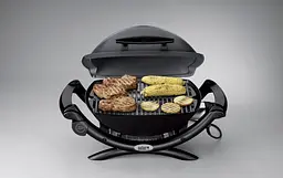 Гриль електричний Weber Q-140 з подставкою сірий (52020879) - мініатюра 8