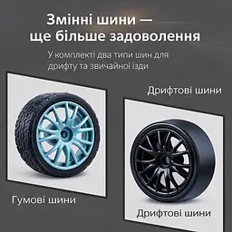 Радіокерована іграшкова машинка Nissan GT-R для дрифту з повним приводом 4WD - мініатюра 9