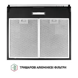 Витяжка плоска PERFELLI PL 6144 BL LED - мініатюра 7
