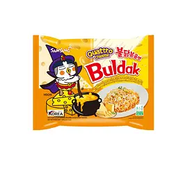 Локшина рамен Samyang Buldak Quattro Cheese Hot Chicken Ramen 4 сыра 145 г.