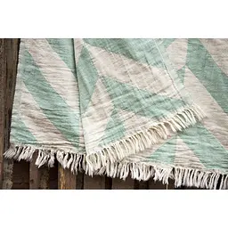Плед-накидка Barine - Fishbone Throw Sage 130*180 - миниатюра 3