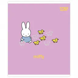 Зошит учнівський Yes Miffy Bunny А5 18 аркушів клітинка 10 шт. (768598) - мініатюра 2