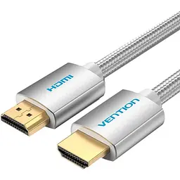 Кабель Vention HDMI M - M,10.0 м V2.0 4K 60Гц обплетення Silver Metal Type