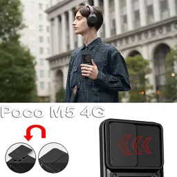 Чохол до мобільного телефона BeCover Military Poco M5 4G Black (709121) - мініатюра 6
