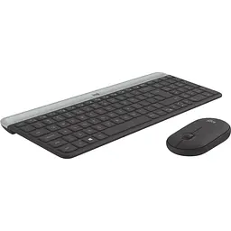 Комплект клавіатура + миша Logitech MK470 Wireless Slim Graphite [920-009206\920-009204] [80788] - мініатюра 4