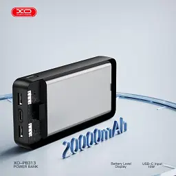 Батарея універсальна XO 20000mAh, 10.5W, black (XO-PB313-BK) - мініатюра 6