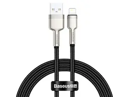 Кабель BASEUS Cafule Metal Data Cable USB for Lightning Black 1м (CALJK-A01)