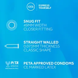 Презервативи EXS Snug Fit, 48 шт EXS 12-EXSSNUG 48 103355 - мініатюра 3