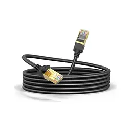 Патч-корд 15м, F/FTP cat 7 RJ-45 black Ugreen (U_11274) - мініатюра 2
