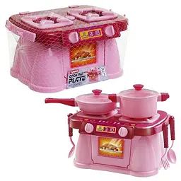 Ігровий набір Кухонна плита "Cooking Plate with Dishes" 71825, 7 предметів - мініатюра 2