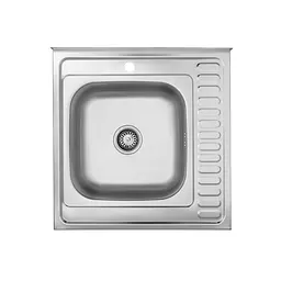 Кухонна мийка Kroner KRP Dekor-6060L (0,6 мм) CV022812, Decor