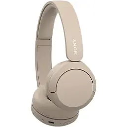 Навушники Sony On-ear WH-CH520 BT 5.2 SBC AAC Wireless Mic бежеві - мініатюра 2