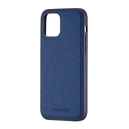 Чохол Jinduka Leather Case with MagSafe iPhone 12 Deep Blue